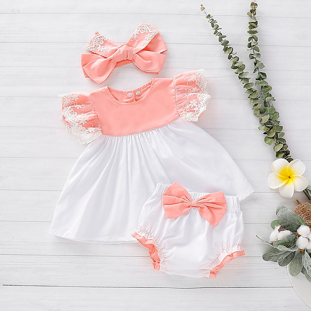 Robe Rose et Blanche